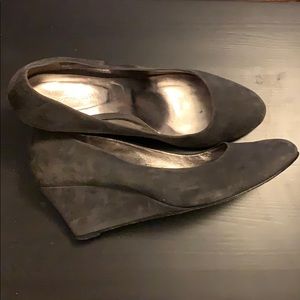 Gray Boden Suede heels